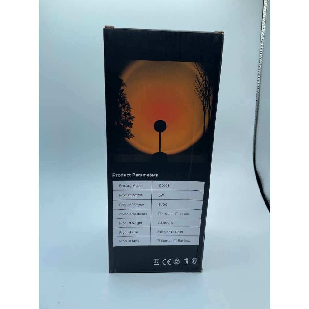 Sunset Projection Lamp, Sunset Light with USB Plug, 180 Degree Rotation - Picture 2 of 7